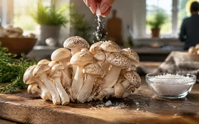 Пептид из гриба усиливает ощущение солёного вкуса на 70,59%