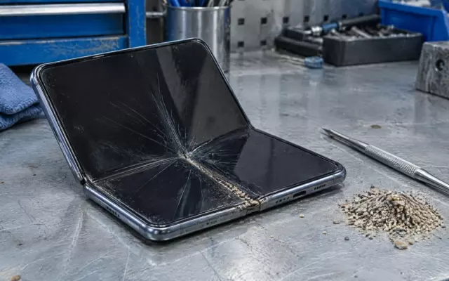 Складной iPhone Duo не выдержал тест на изгиб у блогера JerryRigEverything